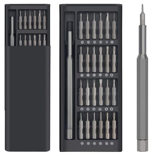24 in 1 Mini Screwdriver Set with Case, Small Flathead Magnetic Screwdriver Kit for Electronics