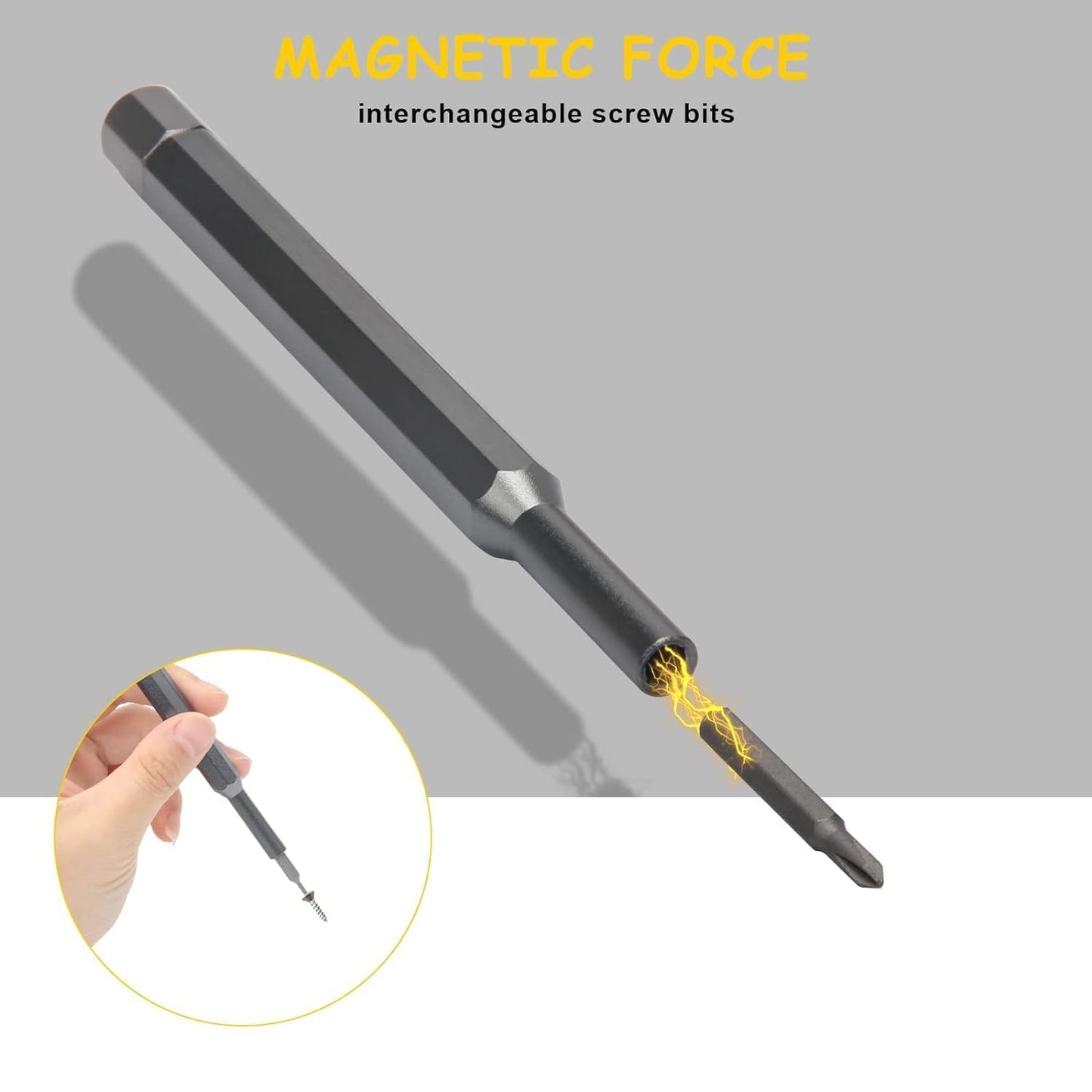 24 in 1 Mini Screwdriver Set with Case, Small Flathead Magnetic Screwdriver Kit for Electronics