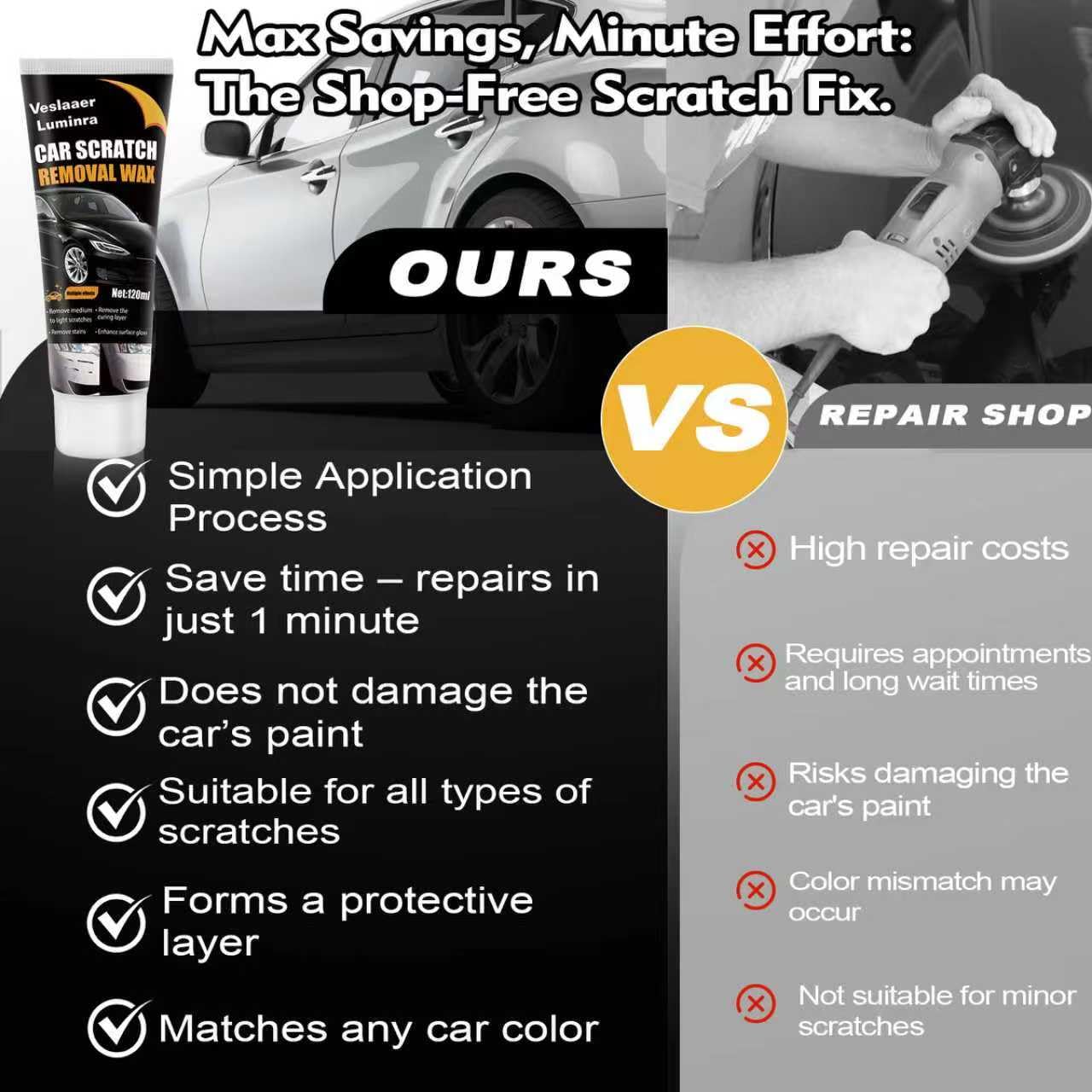 Car Scratch Remover for Deep Scratches