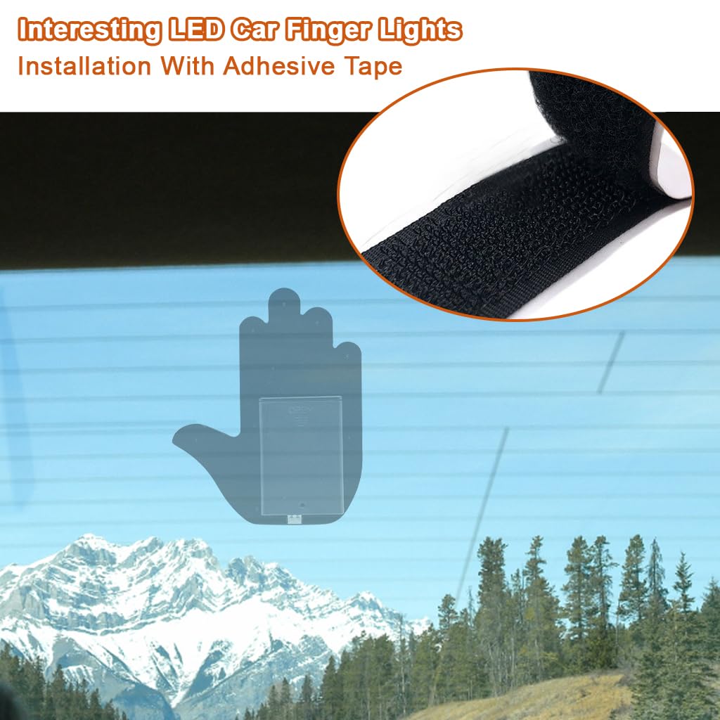 Gesture Control Display Light for Car – 4 Emotion Signals