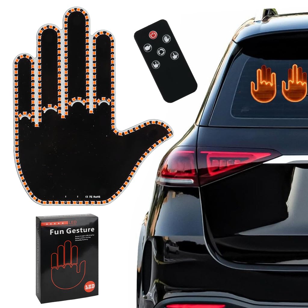 Gesture Control Display Light for Car – 4 Emotion Signals