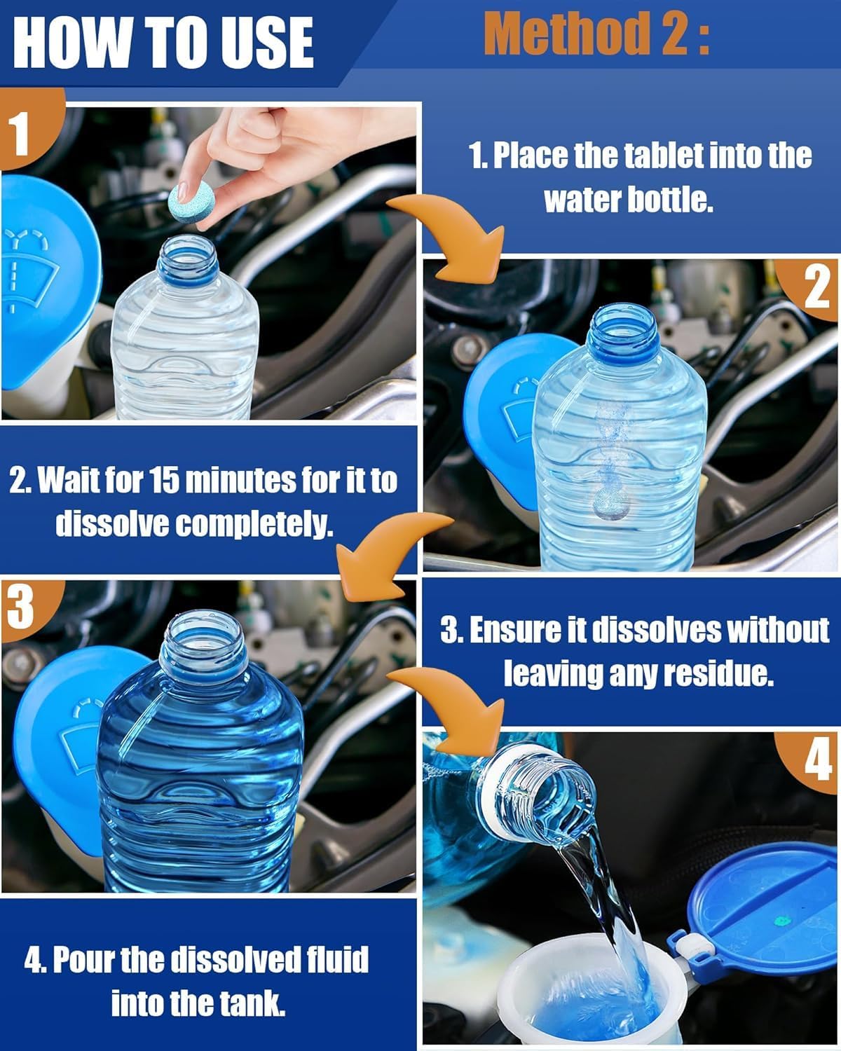 Car Wiper Cleaning tablets (Pack of 20)