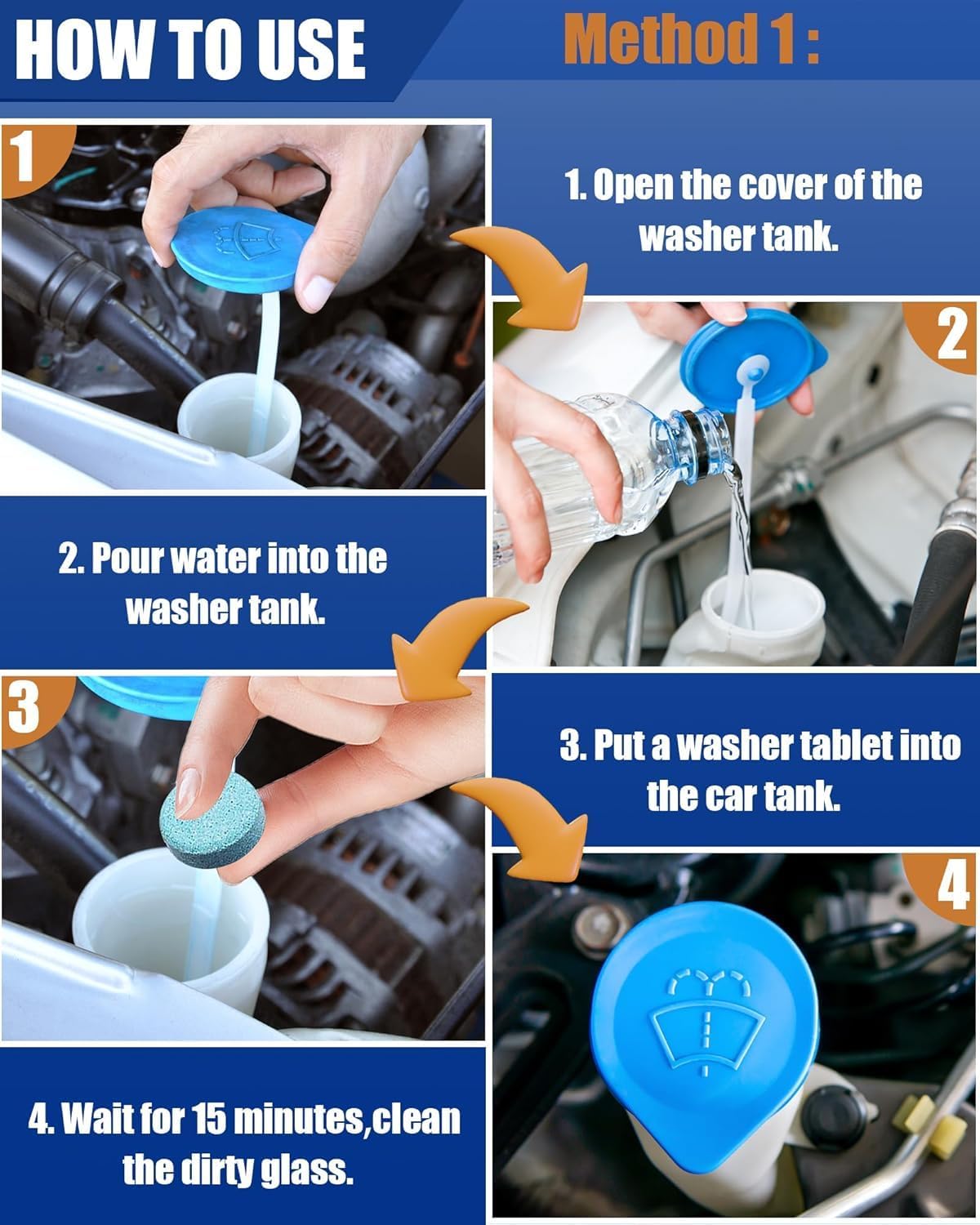 Car Wiper Cleaning tablets (Pack of 20)