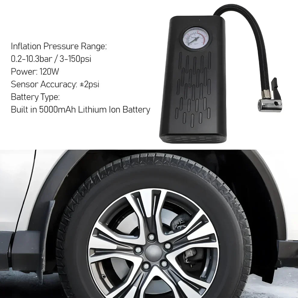 DriveAura Portable Air Compressor Tyre Inflator