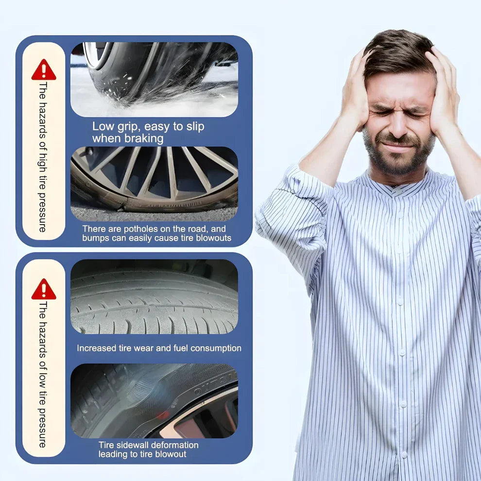 DriveAura Portable Air Compressor Tyre Inflator