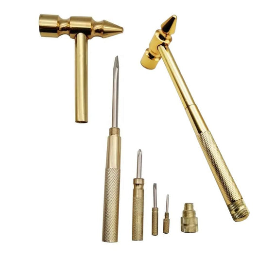 5-in-1 Mini Hammer Tool with Screwdriver Set & Bottle Opener